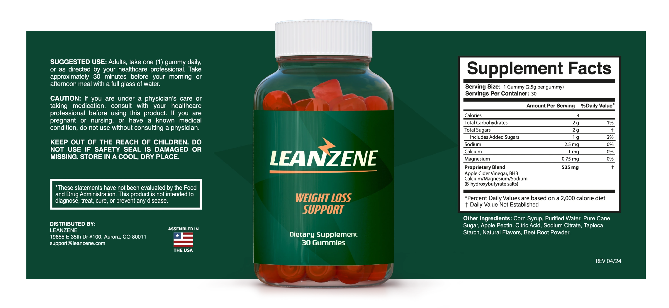 Leanzene Supplement
